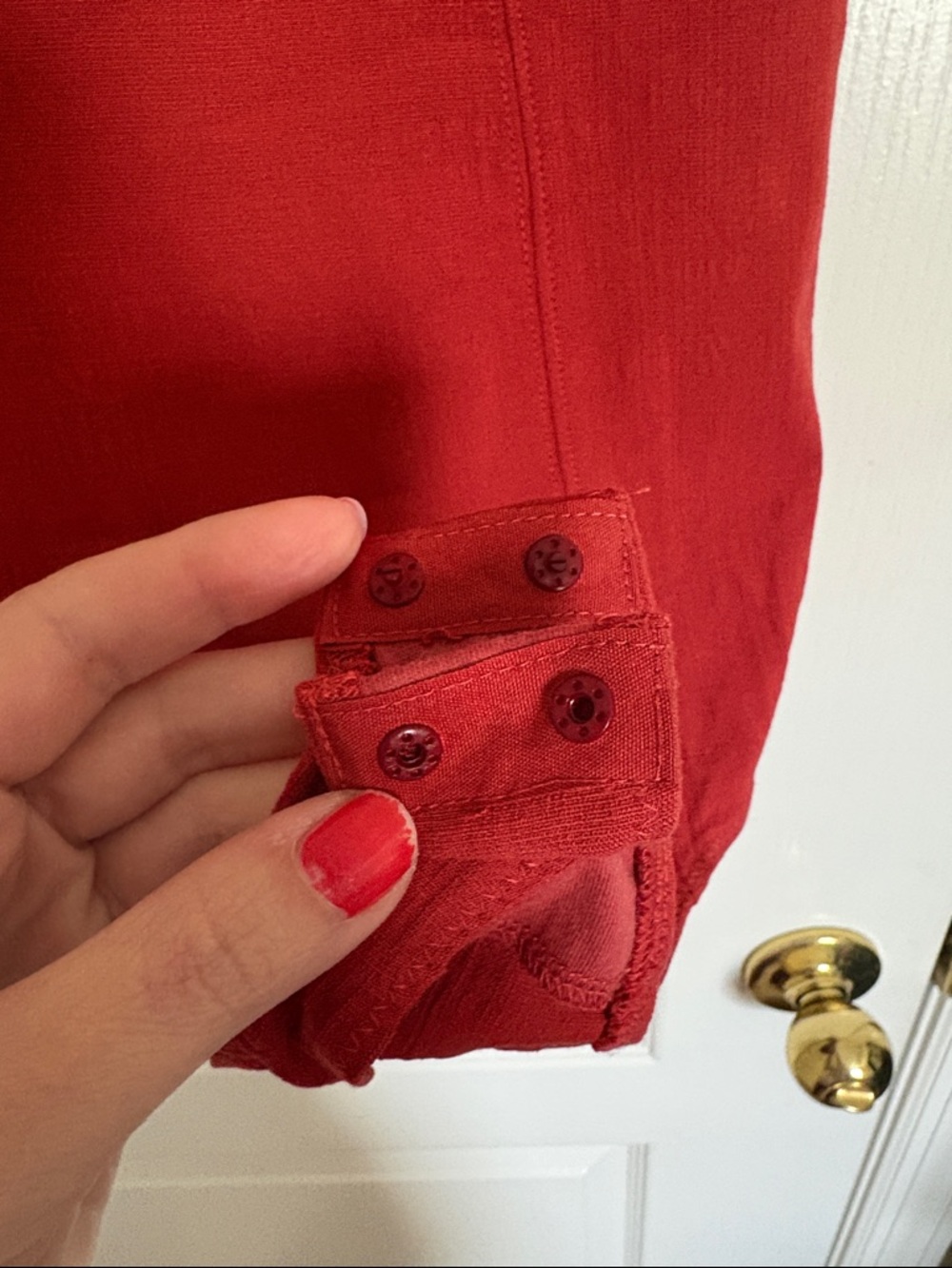 Free People Deep Conversations Rust Red Deep V Short Sleeve Bodysuit - Picture 8 of 11
